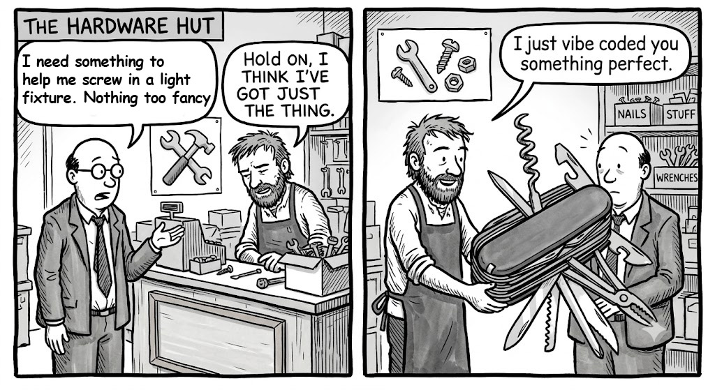 The Screwdriver or the Swiss Army Knife