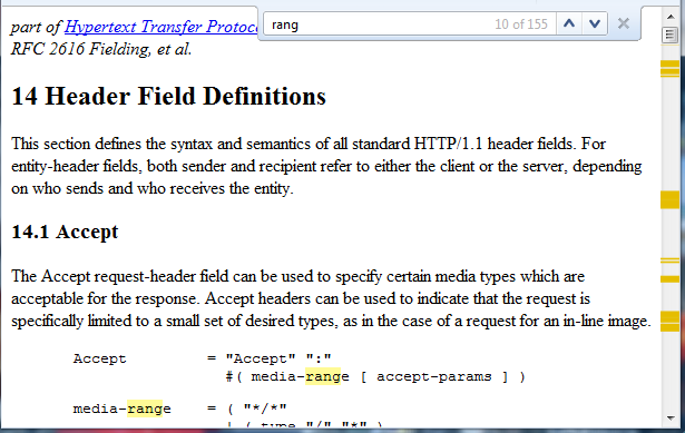 Find Scrollbar in Google Chrome
