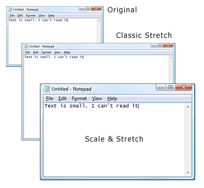 scale stretch example